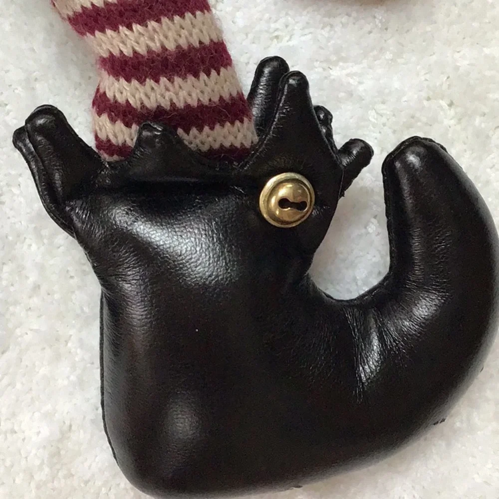 Vintage Soft Sculpture Velvet Knit Stocking Faux Fur‎ Bendable Legs Girl …